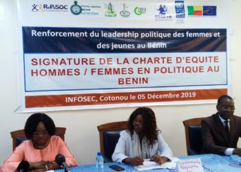 Leadership des femmes et jeunes au Bénin : La Charte d’équité hommes-femmes en politique signée