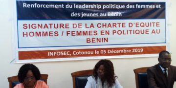Leadership des femmes et jeunes au Bénin : La Charte d’équité hommes-femmes en politique signée