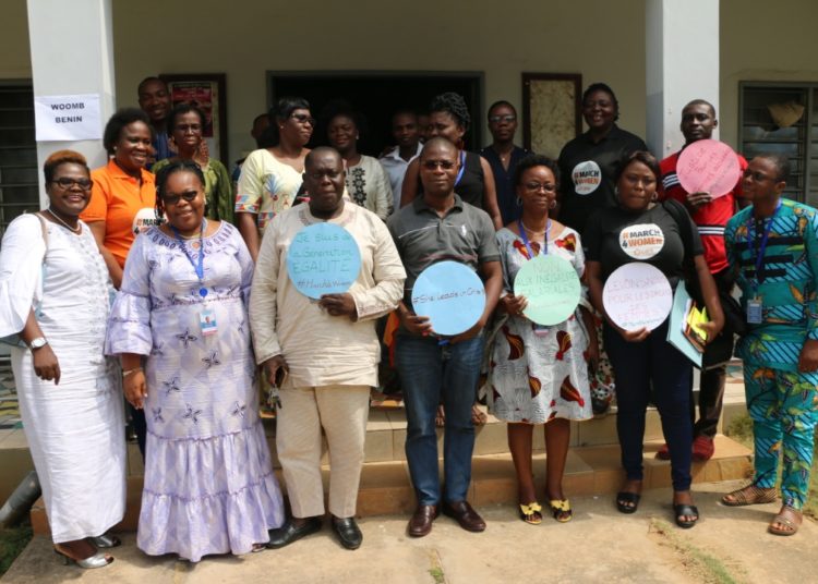 Campagne March4Women : Échanges entre personnels de Care Togo/Bénin et Plan International Bénin
