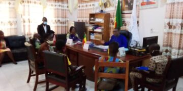 Soutien aux enfants en situation de handicap à Dangbo : L&rsquo;ONG MIWADAGBE fait un vibrant plaidoyer auprès du Maire DJOSSOU MAOUDO