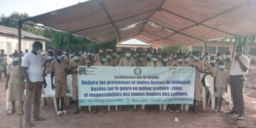 Croisade contre les violences basées sur le genre et les grossesses en milieu scolaire La Fondation Regard d’Amour sensibilise les apprenants de huit collèges du Borgou-Alibori
