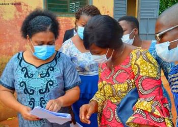 Droits de l’enfant / Véronique Tognifodé en inspection dans les Centres d’Accueil et de Protection des Enfants.