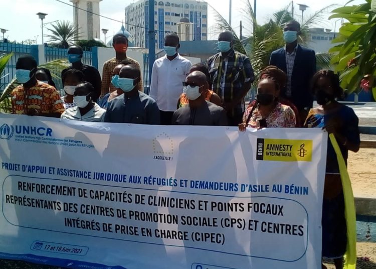 Droits humains : Amnesty International Bénin   les capacités des acteurs d’assistance sociale et juridique aux réfugiés et demandeurs d’asile.