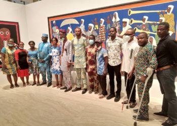 Exposition des Trésors Royaux: La FAPHB en visite à la  Présidence de la République