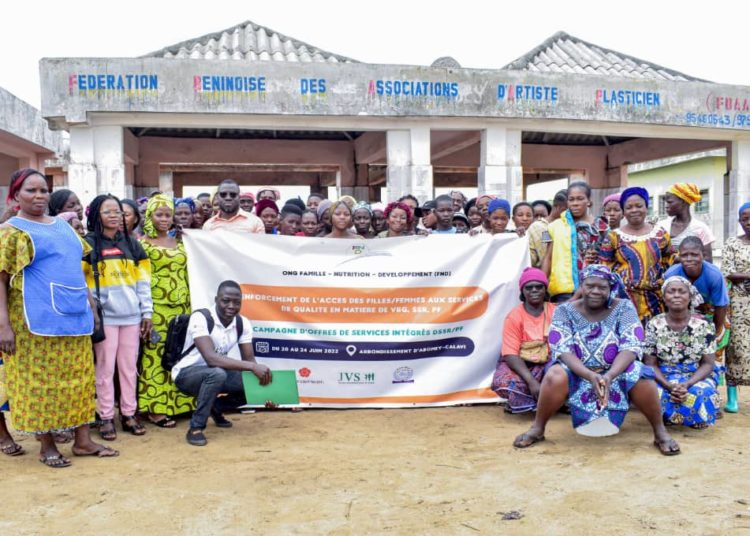 Droits à la santé sexuelle et reproductifs: L’ONG FND sensibilise et offre des services de PF et de dépistage aux femmes et filles d’Abomey-Calavi