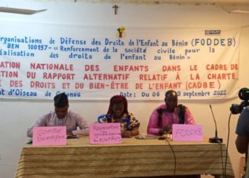 Elaboration du rapport alternatif relatif à la CADBE: Plan International Bénin et les OSC consultent les enfants