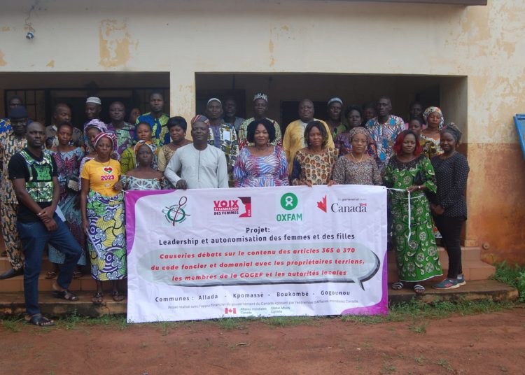 Leadership et autonomisation des femmes et des filles : REPSFECO-Bénin initie des causeries-débats sur les dispositions du code foncier et domanial