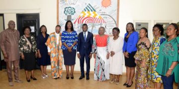 Lutte efficace contre les VBG au Bénin : Huguette Bokpè Gnacadja de l&rsquo;INF et le ministre Benjamin Hounkpatin pour des actions en synergie
