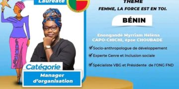 Célébration du leadership féminin au Bénin et en Afrique : Héléna Enongandé CAPO-CHICHI distinguée le 19 Août prochain par le RéFI
