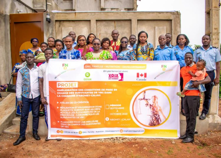 Abomey-Calavi / Projet Voix et Leadership des Femmes : L’ONG FND engagée pour une meilleure rise en charge des survivantes de VBG