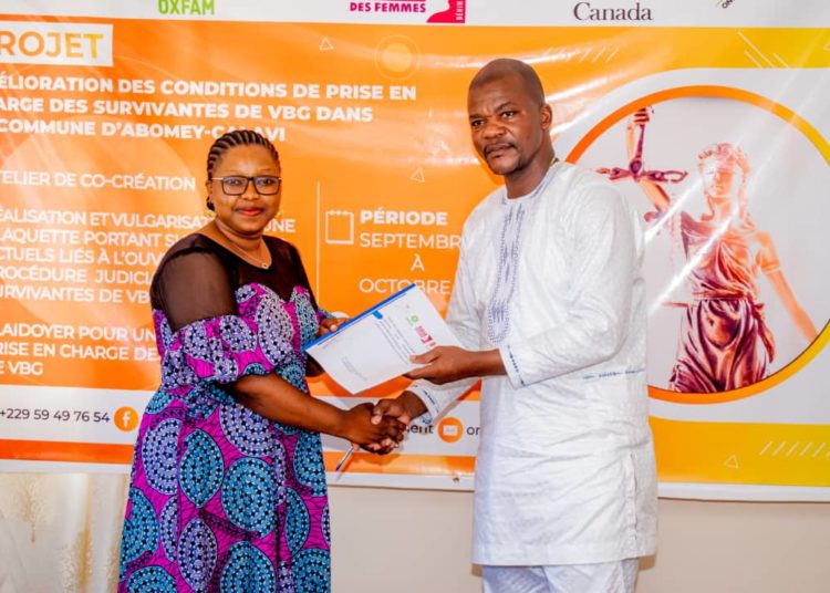 Amélioration de la prise en charge des survivantes de VBG dans la commune d’Abomey-Calavi: L’ONG FND plaide pour la facilitation dans la délivrance du certificat médical