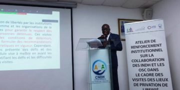 Renforcement de la collaboration entre INDH et OSC sur la visite des lieux de privation de liberté: La Commission Béninoise des Droits de l&rsquo;Homme prend part aux assises en Côte d&rsquo;Ivoire (Serge Prince Agbodjan représente l&rsquo;institution)