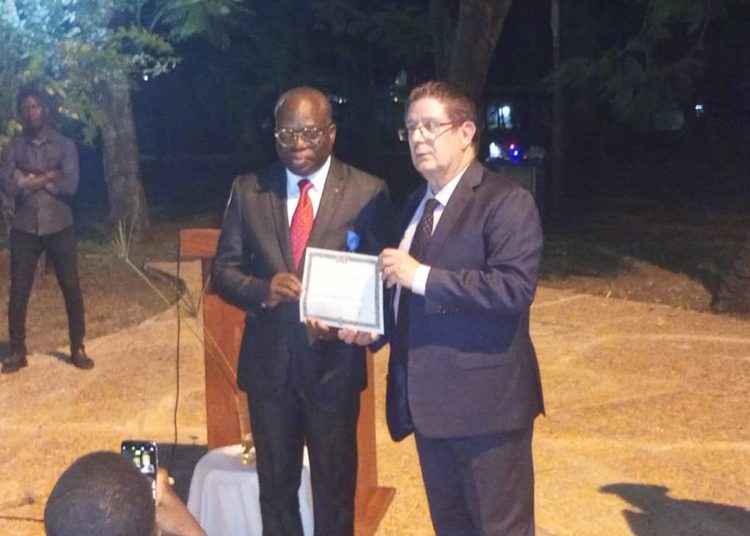 Pour son engagement en faveur des Droits de l’homme : Serge Prince Agbodjan élevé au grade de Chevalier de l’ordre du mérite de la France