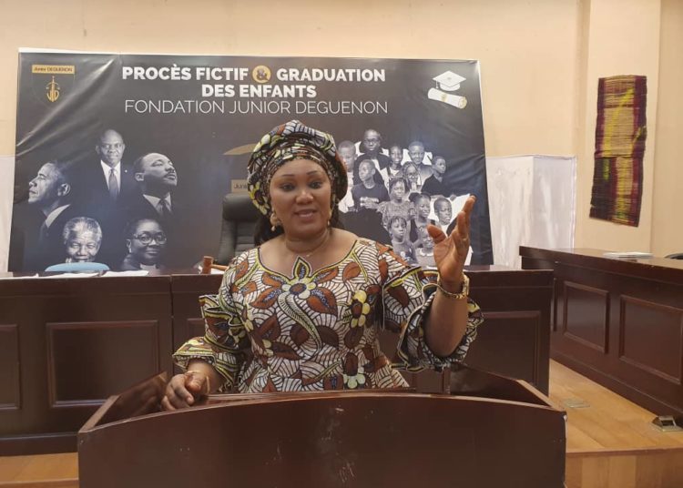 Programme d&rsquo;initiation des enfants aux systèmes de Justice: Les mots de la marraine de la 3ème promotion, la commissaire Innocentia Apovo Monteiro