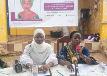Autonomisation de la gent féminine à Porto-Novo : La bénéficiaire du PAEG 1, Geneviève Godonou aguerrit une centaine de femmes