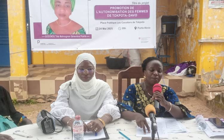 Autonomisation de la gent féminine à Porto-Novo : La bénéficiaire du PAEG 1, Geneviève Godonou aguerrit une centaine de femmes