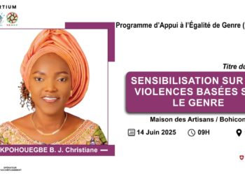 Croisade contre les VBG à Bohicon : Christiane Kpohouegbe sensibilise les populations ce samedi à la Maison des artisans