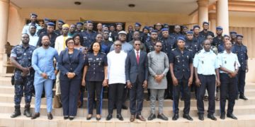 4ème réunion de commandement du Tribunal d&rsquo;Abomey-calavi: Les commissaires de police et OPJ outillés sur les missions du CNIN et du BCEJ.