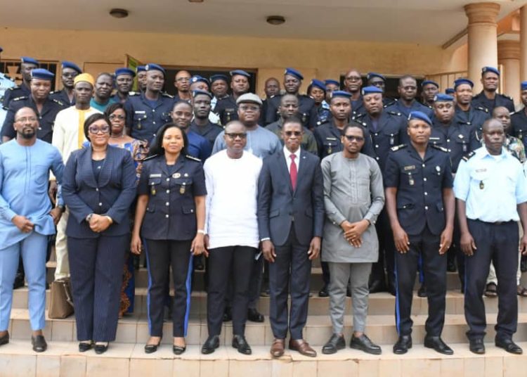 4ème réunion de commandement du Tribunal d’Abomey-calavi: Les commissaires de police et OPJ outillés sur les missions du CNIN et du BCEJ.